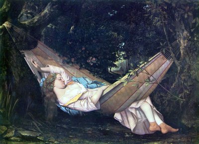 Die Hängematte von Gustave Courbet